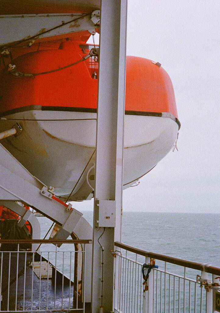 Irish Sea – Ferry across the Irish Sea, April 2024.